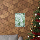 Pachyveria Haagei Succulent Pattern Botanical Print – Unframed Wall Art