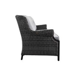 Lassen 4-Piece Wicker Sofa Set with Swivel Rocking Chairs
