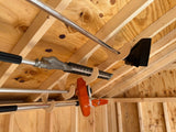 Ceiling Mounted Weed Wacker Rack
