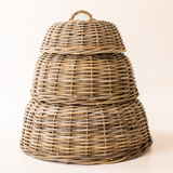 Rattan Cloche Dome Food Cover