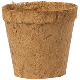 Coconut Fiber Round Pots - 4" (Pack of 6)