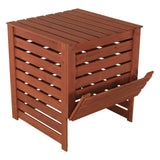 Solid Wood 90-Gallon Compost Bin with Removable Top and Hinged Side Panel - FREE SHIPPING