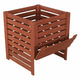Solid Wood 90-Gallon Compost Bin with Removable Top and Hinged Side Panel - FREE SHIPPING