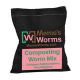 Composting Worm Mix – Red Wigglers & European Nightcrawlers (SC)