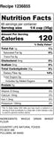 Nutrition facts label for a product from Country Life Natural Foods