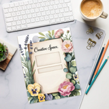DipaliZ Space Floral Notepad Women’s Fashion