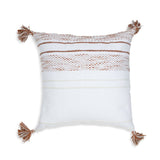 Tylanne 18X18" Handwoven Recycled Outdoor Throw Pillow