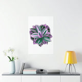 Tradescantia Nanouk Botanical Print – Unframed Wall Art