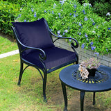Outdoor Seat Cushion Set Waterproof Patio Furniture Cushion and Back Pillow Fade Resistant Deep Seat Set Chair Pad with Removable Cover for Chair Sofa