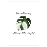 There’s Nothing Wrong With Being A Little Variegated Greeting Card #1 – Blank Inside With Envelope, 5" x 7"
