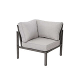 Walsh 4-Piece Aluminum Firepit Sofa Set