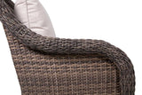Mitchell 4-Piece Wicker Sofa Set with Swivel Rocking Chairs