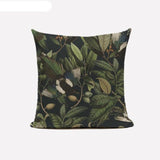 Decorative Linen Cotton Pillow Case Green Throw Pillowcase Outdoor Throw Pillow Cases Decorative Cushion Cover Cotton Linen Farmhouse Home Decor For Couch Sofa Bedroom Farmhouse Style Cushion Cover