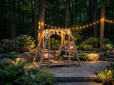 Double Benches Swing for Patio