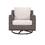 2 Beaufort Wicker Swivel Rocking Chair