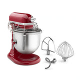 KitchenAid Commercial KSMC895ER 8-Quart Commercial Bowl-Lift Stand Mixer with Bowl Guard, Variable Speed, Empire Red