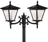 Energizer 2 Heads Solar Post Lamp With Planter