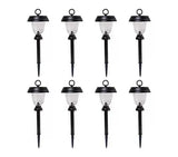 Energizer 8 Pack 3-in-1 Solar Pathway Lights with 360-degree 15 Lumen