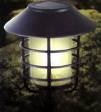 Energizer (SmartYard) 8-Pack Solar Pathway Lights – 10 Lumen Warm White LED, Aluminum & Glass, Dusk-to-Dawn Outdoor Landscape Lights