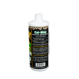 Bottle of Cal-Mag macro-nutrient supplement with a detailed label on a transparent background