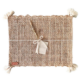 S/4 Rectangular Placemat with Tassels