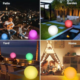 Solar Moon Light with Color Changing Spherical Glow
