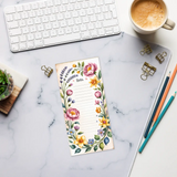 DipaliZ Floral Border Notes Notepad 5x7 Recycled Paper