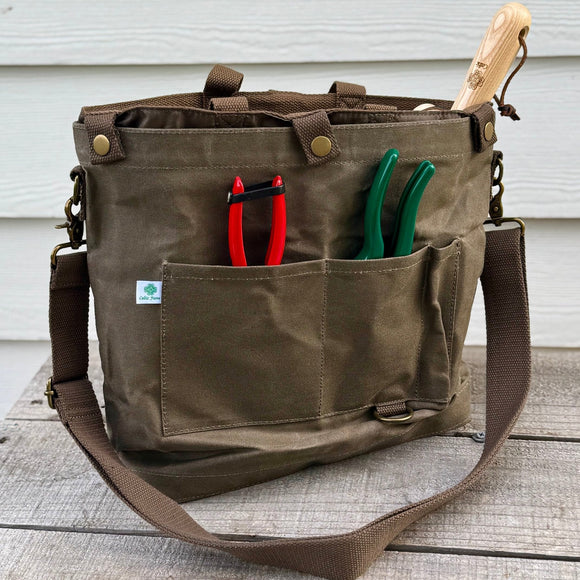 Gardener's Multipurpose Shoulder Bag  | For Tools, the Market or Harvest