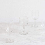 Glamorous Vintage Wine Glass Eclectic Pair