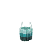 Lobster Rope Storage Basket Hunter Green, Teal, Seafoam - FREE SHIPPING