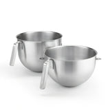 KitchenAid Commercial KSMC7QBOWL 7-Quart Polished Stainless Steel Mixer Bowl with J-Hook Handle
