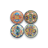 Colorful Talavera Dinnerware Set | 12-Piece Plate Set