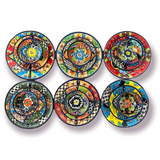 20-Piece Talavera Dinnerware Set | Handmade Floral Tableware (Seats 6)