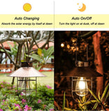 Hanging Solar Lantern with Shepherd Hook 31 Inch