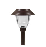 Member’s Mark 10-Pack Solar LED Pathway Lights, 10 Lumens, Stainless Steel & Glass, Oil-Rubbed Bronze Dusk-to-Dawn Landscape Lights