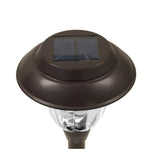 Member’s Mark 10-Pack Solar LED Pathway Lights, 10 Lumens, Stainless Steel & Glass, Oil-Rubbed Bronze Dusk-to-Dawn Landscape Lights