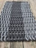 Large Double Weave Lobster Rope Mat, Vibrant Colors, Long Lasting Durable - FREE SHIPPING