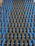 Large Double Weave Lobster Rope Mat, Vibrant Colors, Long Lasting Durable - FREE SHIPPING