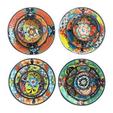 Talavera Dinnerware Set | 26-Piece Floral Tableware for 8