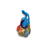 Medium Handmade Talavera Elephant Planter | Colorful Animal Art