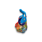 Medium Handmade Talavera Elephant Planter | Colorful Animal Art