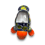 Mexican Handmade Seal Planter | Colorful Talavera Seal
