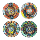 Talavera Dinnerware Set | 33-Piece Mexican Dish Set for 8