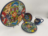 16-Piece Mexican Talavera Dinnerware Set | Handmade Talavera