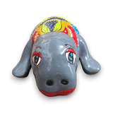 Mexican Handmade Seal Planter | Colorful Talavera Seal