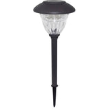 Energizer 10 Pack Solar Pathway LED Lights Outdoor-Stainless Steel ( Gunmetal )