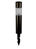 High End Modern Stainless Steel Solar Powered LED Bollard Pathway  Light -15 Pack