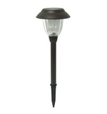 High-End Solar LED Pathway Lights Glass And Stainless Steel (10-Pack)