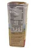 Back of a food package with nutritional information and ingredient list.