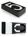 LED House Number Solar Power Digital Hotal Door Wall Solar Light Address Number Sign Lamp Custom Street Number Plaque